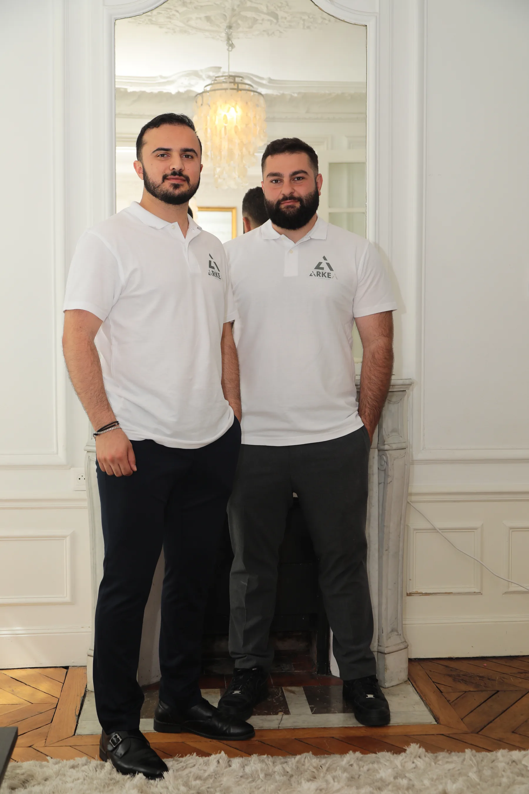 Les deux co-fondateurs de Maison Arkéa, ingénieurs BTP